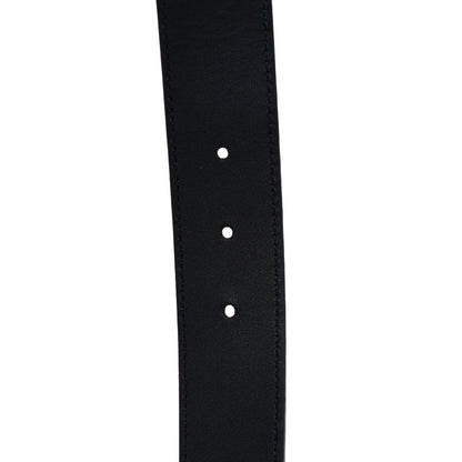 Gucci Calfskin Crystal Square G Madelyn Belt 70 28 Black 6 of 7