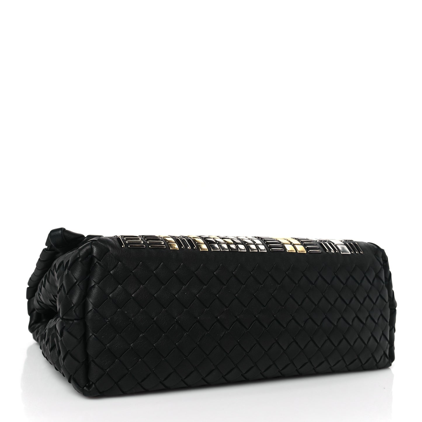 Nappa Intrecciato Small Tower Olimpia Bag Black