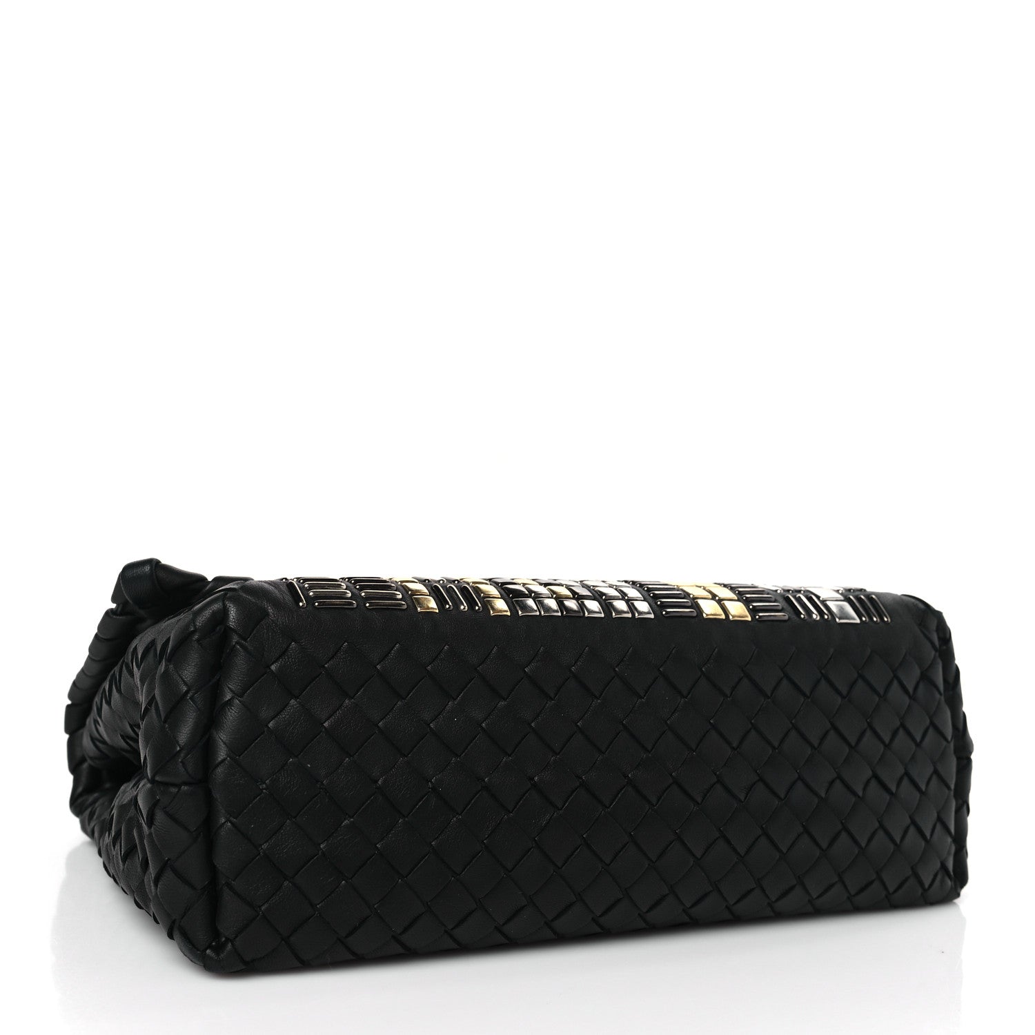 Bottega Veneta Nappa Intrecciato Small Tower Olimpia Bag Black 4 of 8