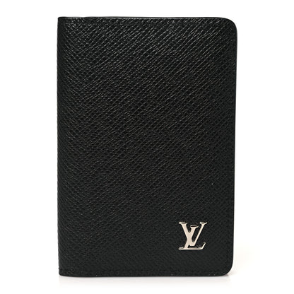 Louis Vuitton Taiga Pocket Organizer NM Black 1 of 7