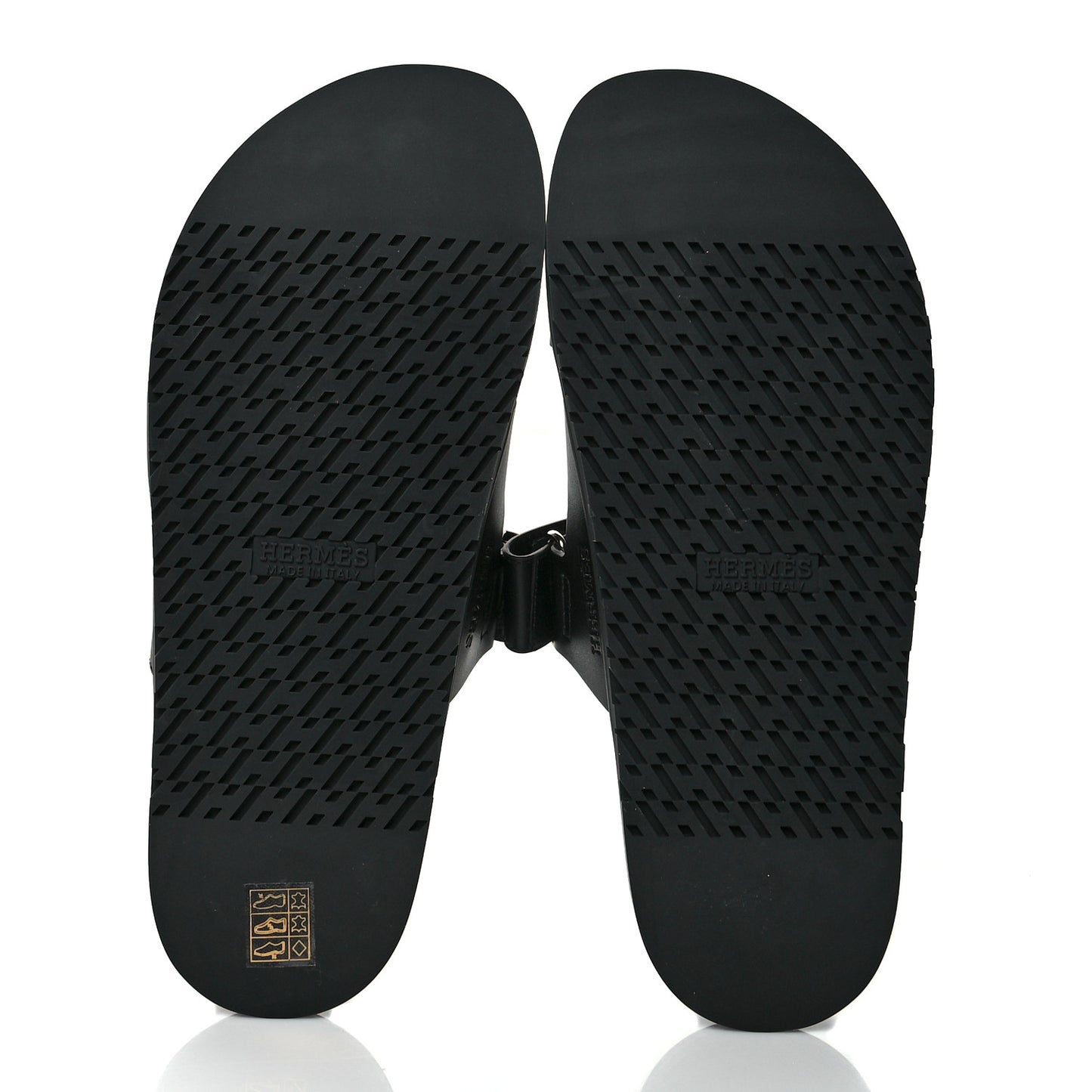Calfskin Mens Chypre Sandals 42 Black