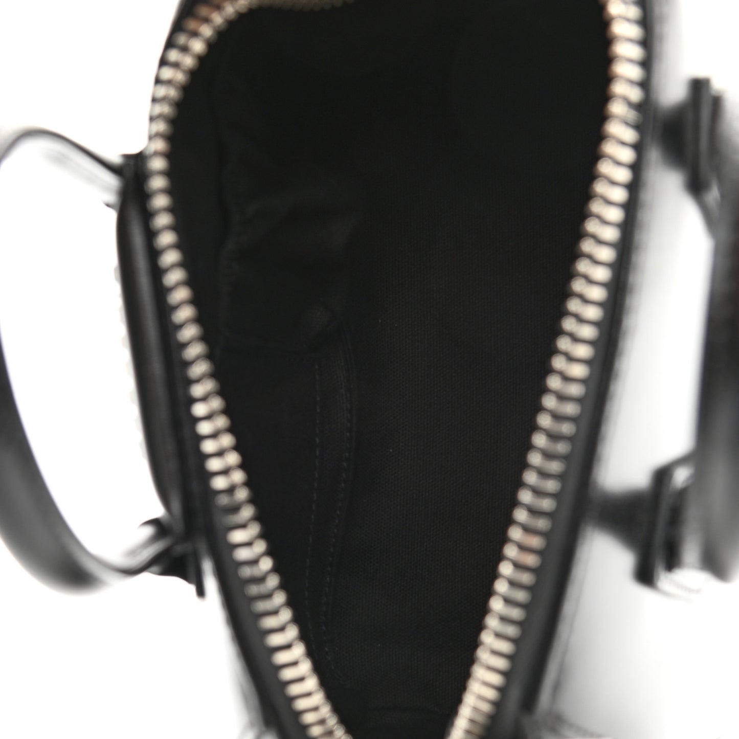 Shiny Lord Calfskin Mini Antigona Black