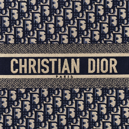 Christian Dior Oblique Book Tote Blue Multicolor 6 of 11