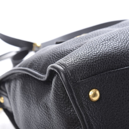 Prada Vitello Daino Shopping Satchel Black 12 of 14
