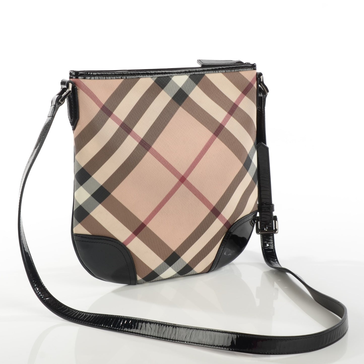 Supernova Check Small Dryden Crossbody Bag Black