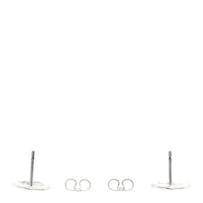 Tiffany Sterling Silver Elsa Peretti 11mm Open Heart Earrings 3 of 4