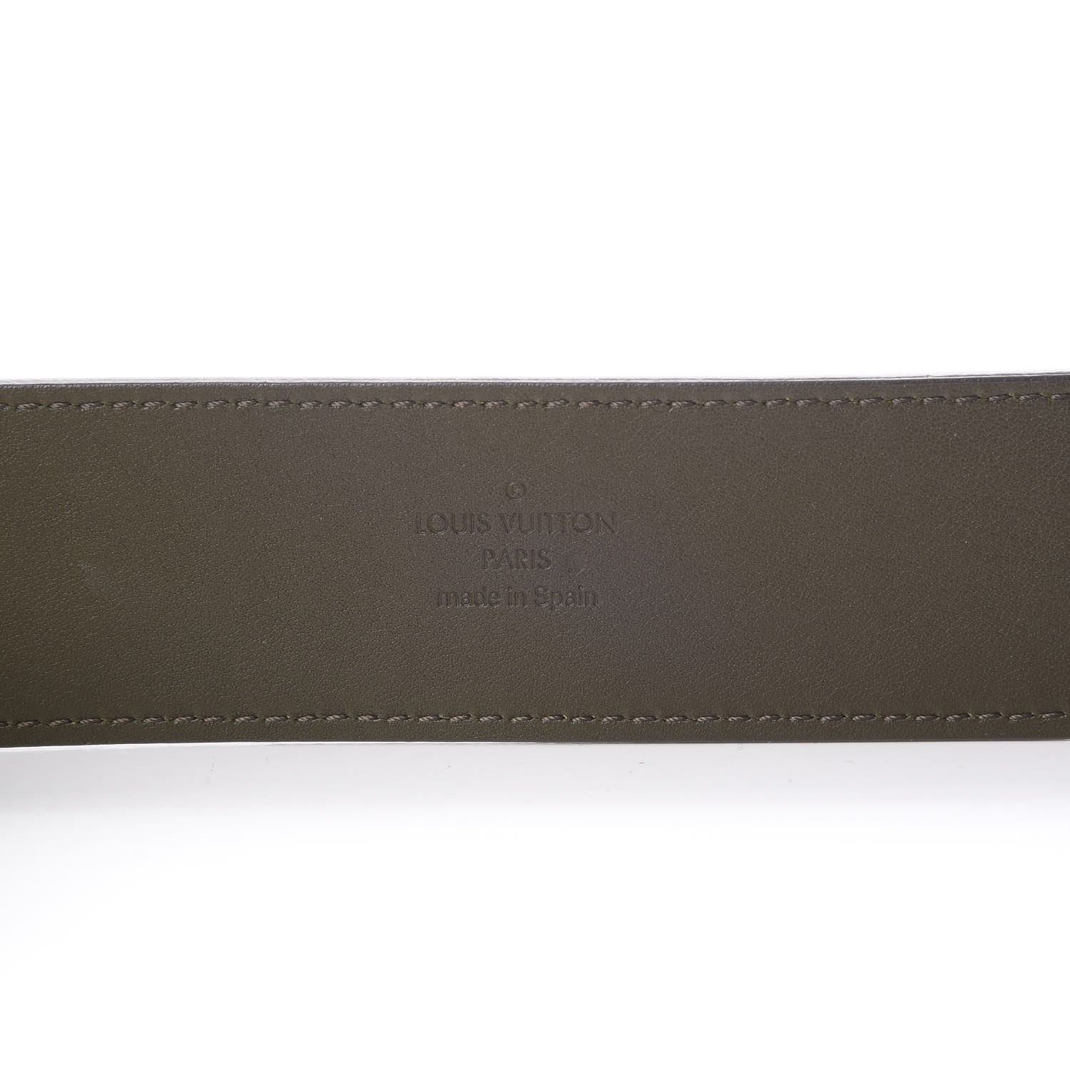 Louis Vuitton Damier Infini 40mm Belt 100 40 Vert Acide 5 of 9