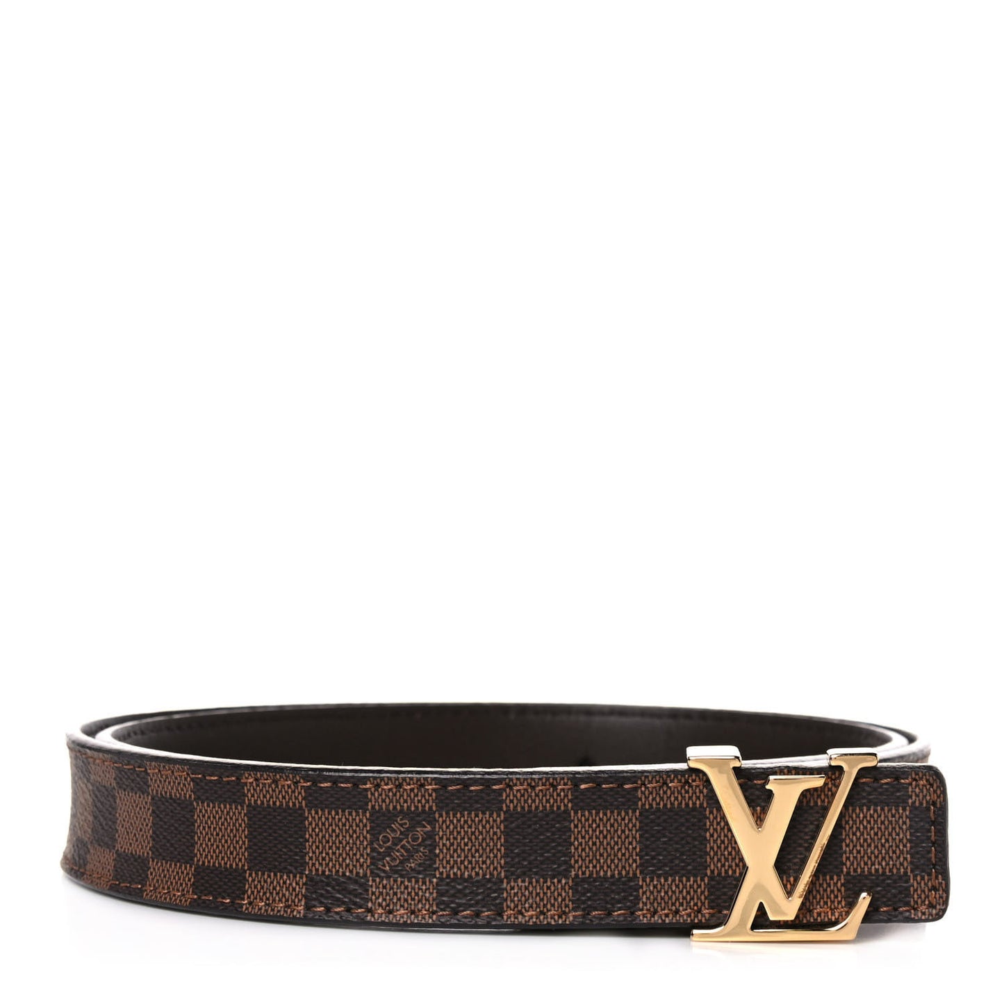 Mini Damier Ebene 25mm LV Initiales Belt 80 32