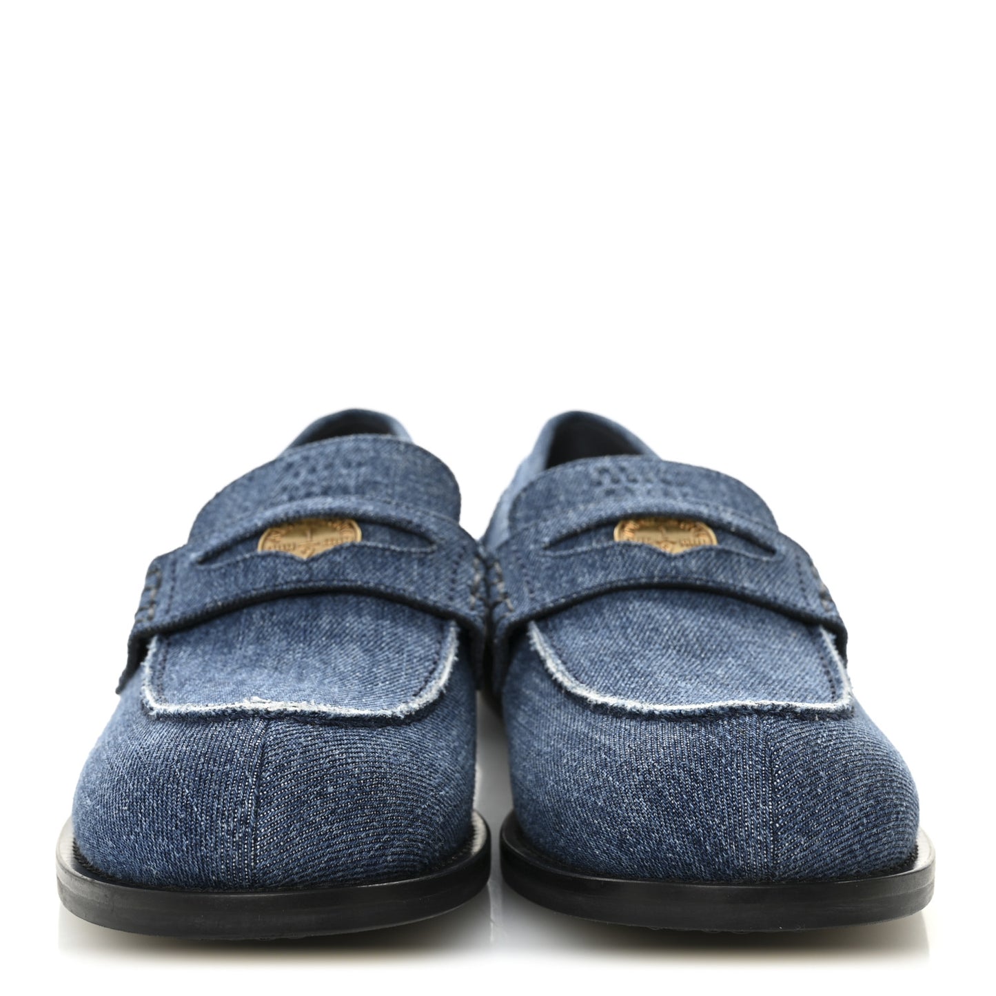 Denim Penny Loafer 40 Denim