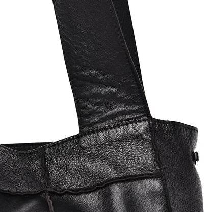 Chanel Lambskin Patchwork Shoulder Bag Black 14 of 14