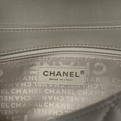 Chanel Lambskin Quilted Small Single Flap Bag Grey 6 of 10
