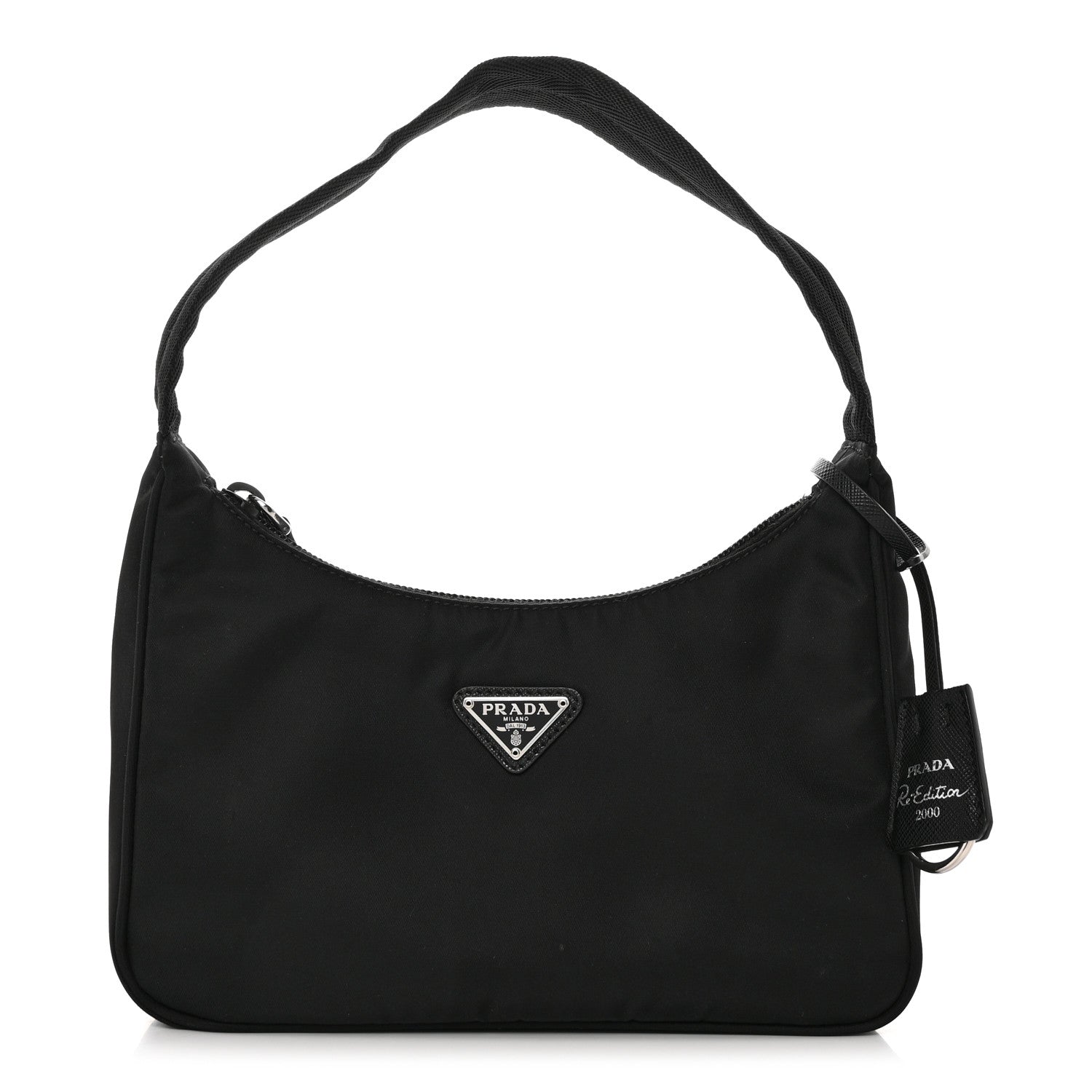 Prada Tessuto Nylon Mini Re-Edition 2000 Bag Black 1 of 14