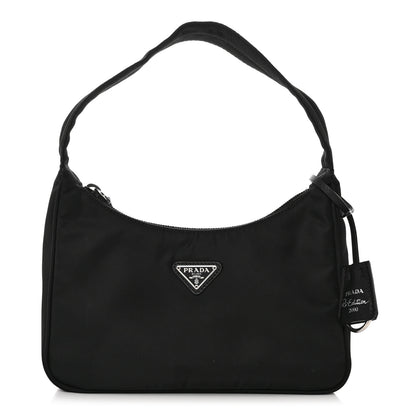 Prada Tessuto Nylon Mini Re-Edition 2000 Bag Black 1 of 14