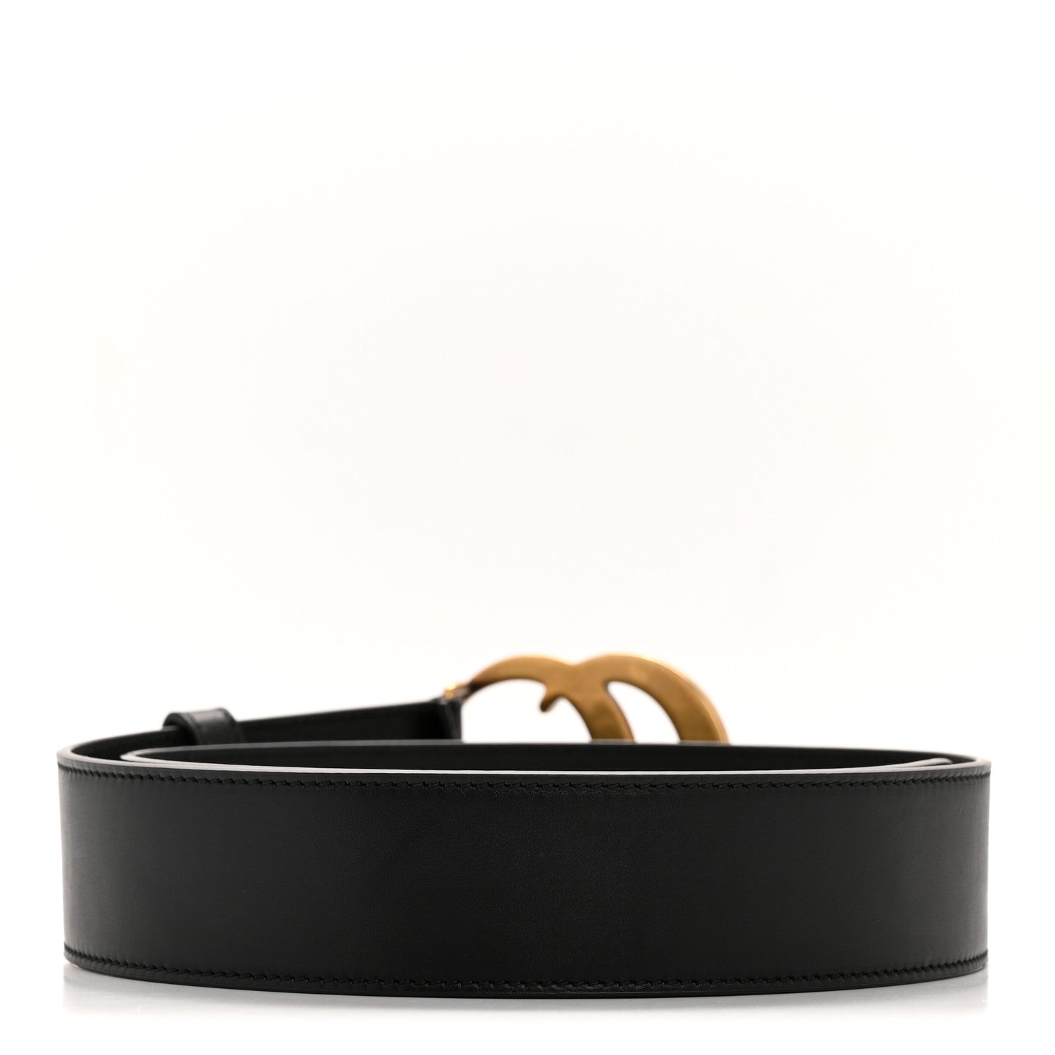 Gucci Calfskin Double G 40mm Belt 75 30 Black 2 of 8