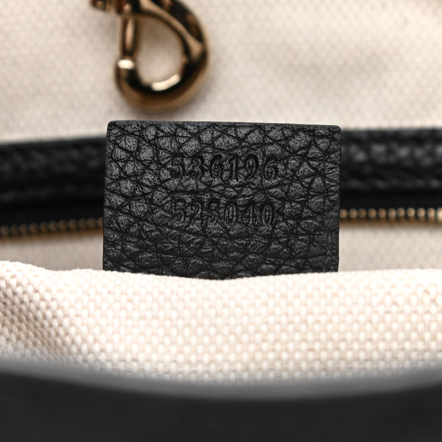 Gucci Pebbled Calfskin Medium Soho Chain Shoulder Bag Black 7 of 10