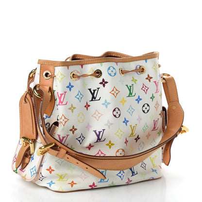Louis Vuitton Monogram Multicolor Petit Noe White 3 of 11