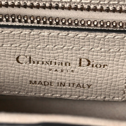 Christian Dior Grained Calfskin Saddle Bag With Strap Warm Taupe 6 of 10