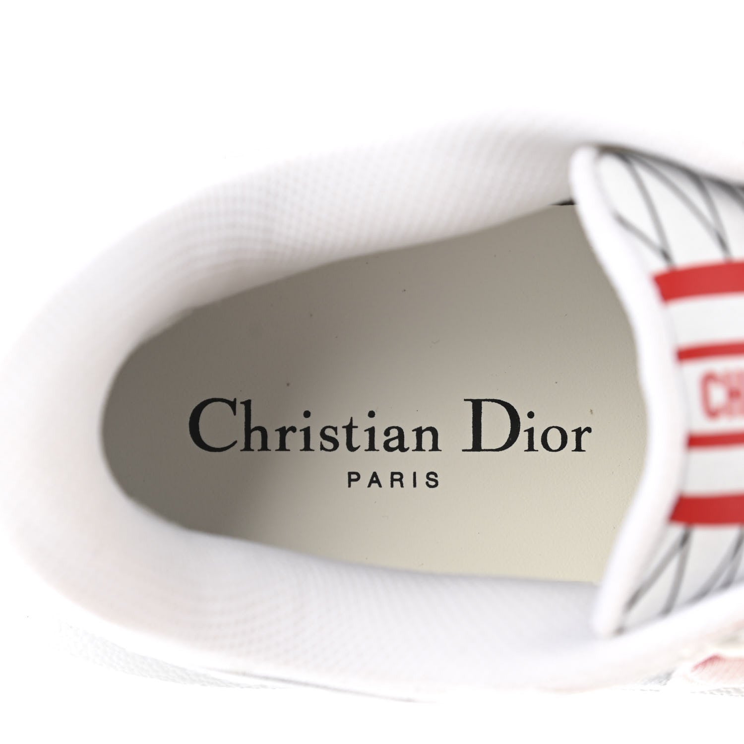 Christian Dior Nylon Mesh Dior Addict D Chess Dioramour Low Top Sneakers 40 White Multicolor 5 of 8