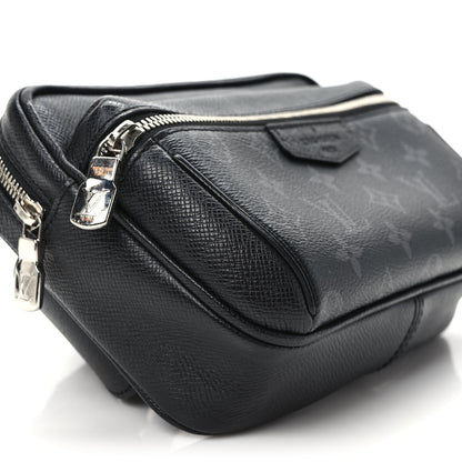 Louis Vuitton Taiga Monogram Eclipse Outdoor Bum Bag Black 7 of 8