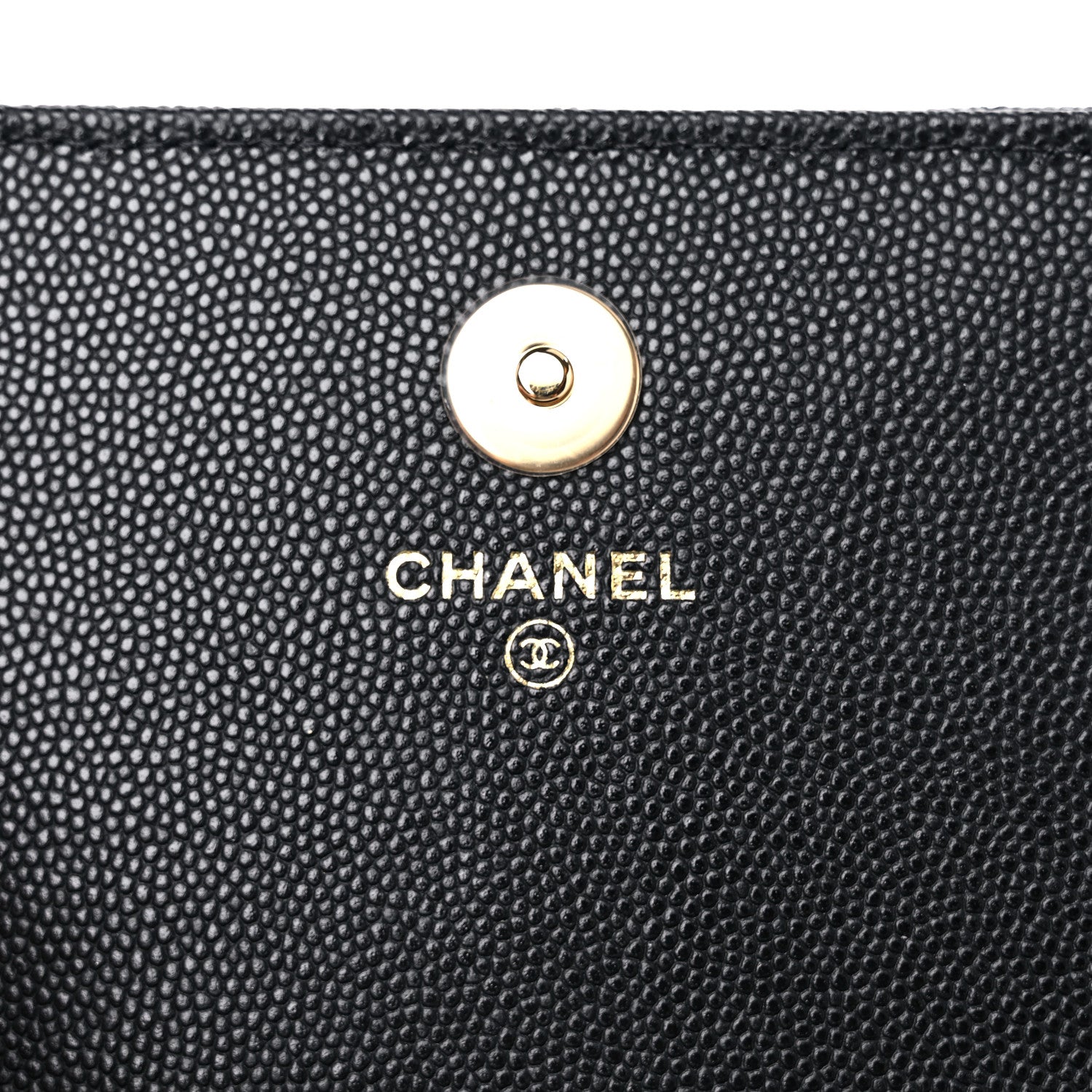Chanel Caviar Quilted Pocket Twins Clutch With Chain Black 6 of 12