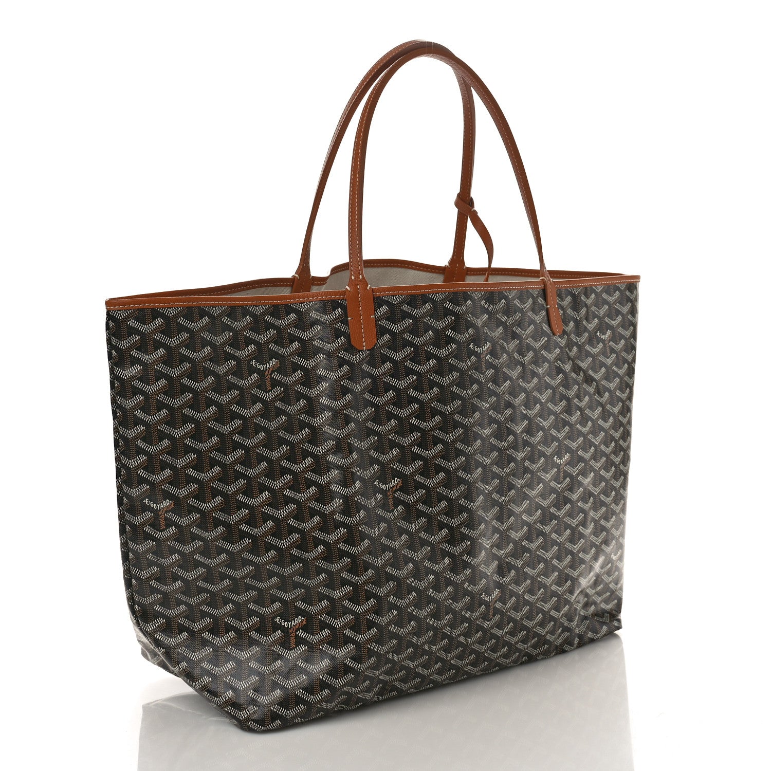 Goyard Goyardine Saint Louis GM Black Gold 4 of 8