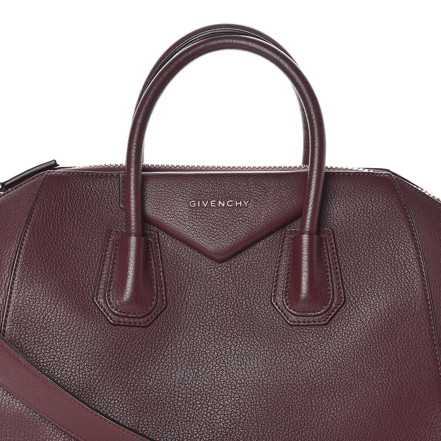 Givenchy Sugar Goatskin Medium Antigona Oxblood 9 of 11