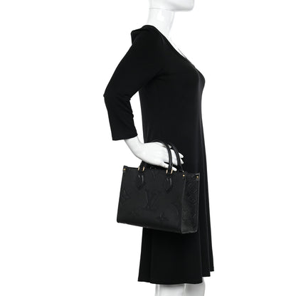 Louis Vuitton Empreinte Monogram Giant Onthego PM Black 2 of 9