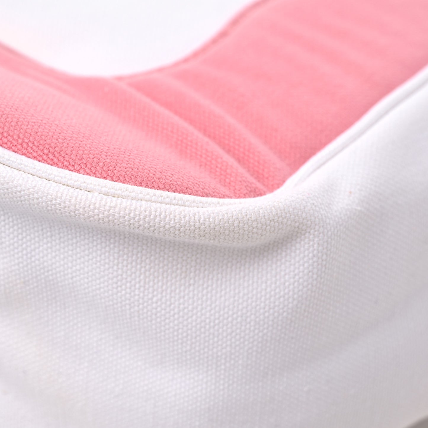 Canvas CC Handbag Pink White