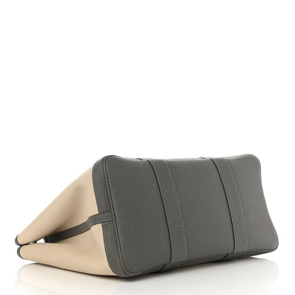 Hermes Toile Militaire Negonda Garden Party 36 MM Tote Beton Gris Meyer 4 of 12
