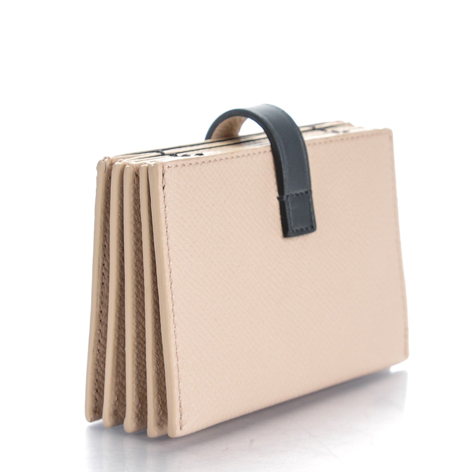 Celine Grained Calfskin Accordion Card Holder Ballerina 3 of 8