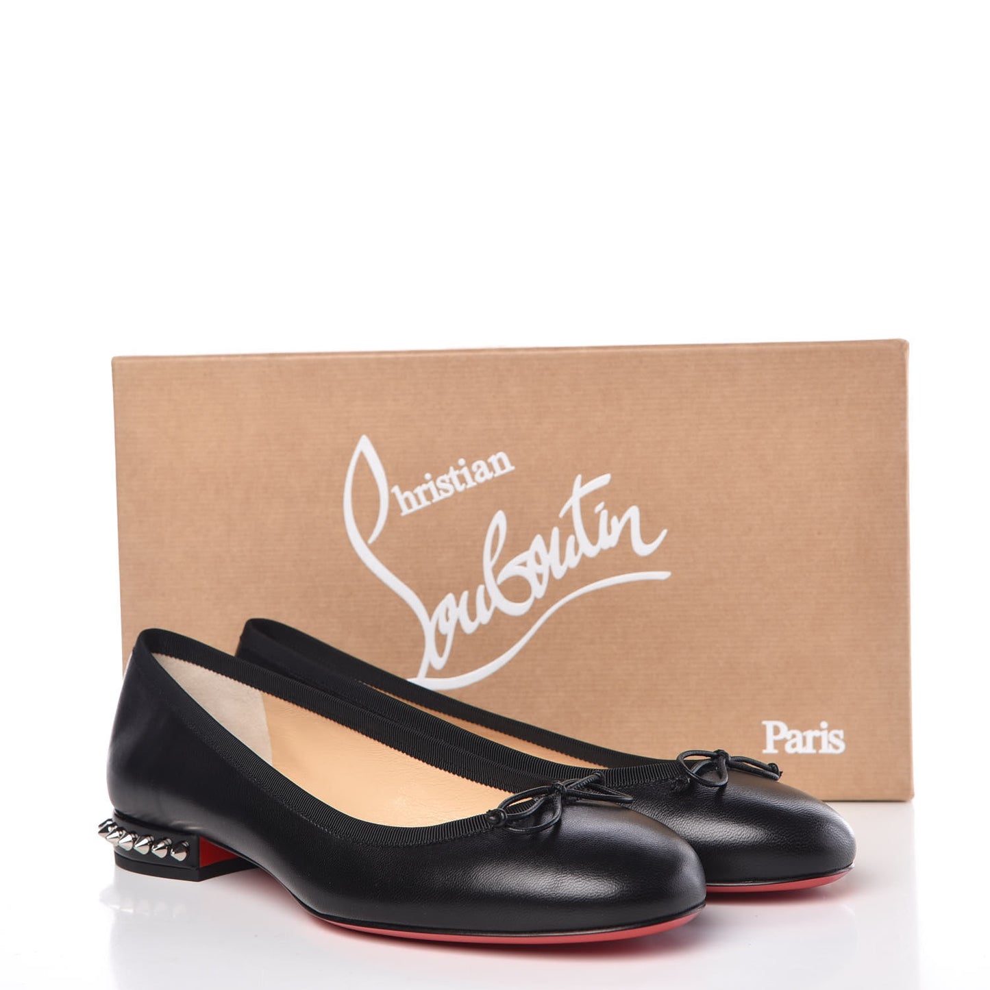 Shiny Nappa La Massine Flats 37 Black