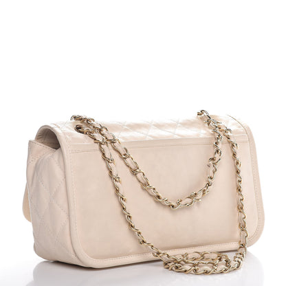 Chanel Calfskin Quilted Natural Beauty Flap Dark White 4 of 15