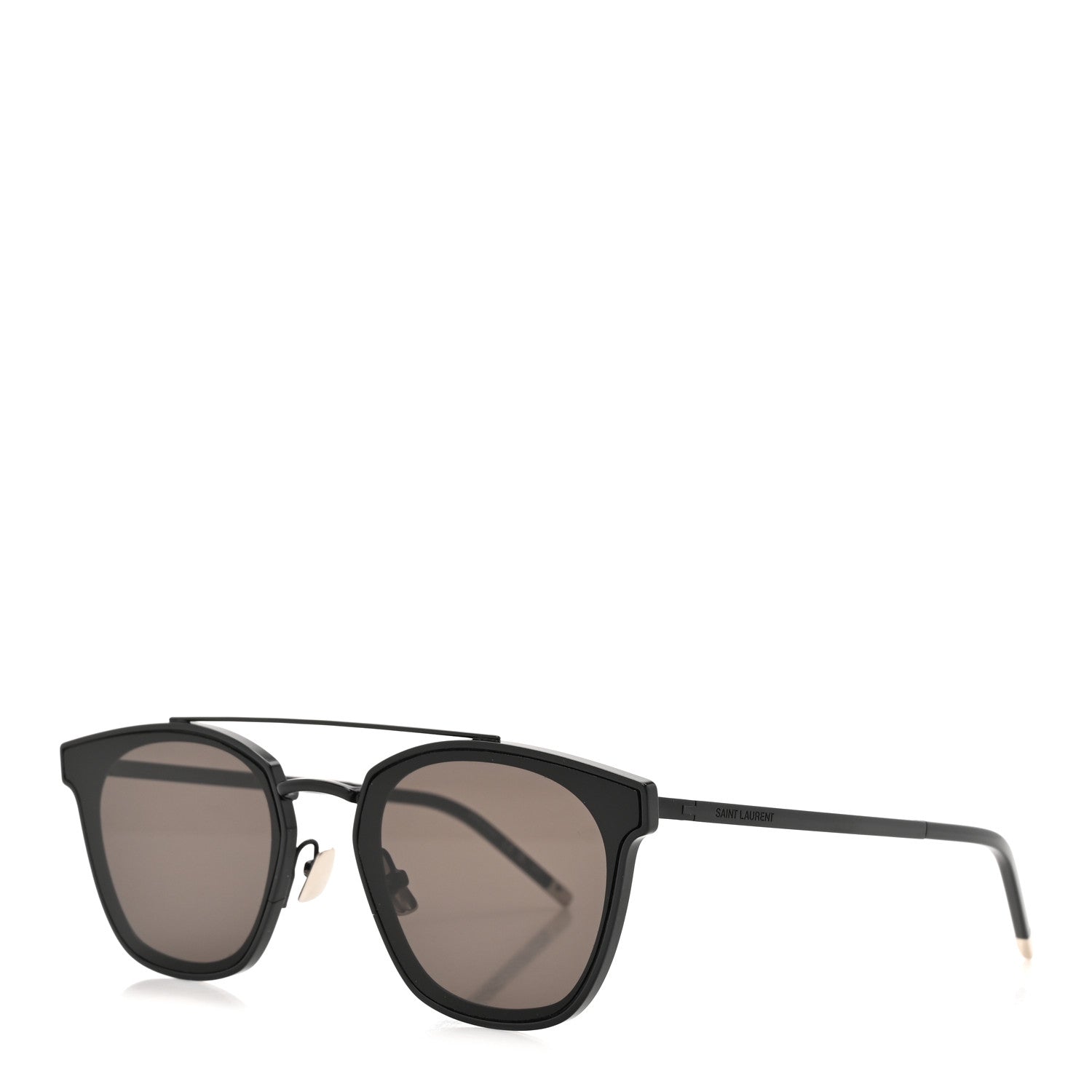 Saint Laurent Metal SL28 Sunglasses Black 1 of 7