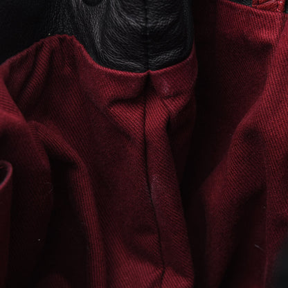 Chanel Calfskin Quilted Expandable Zip Shoulder Bag Black 11 of 17