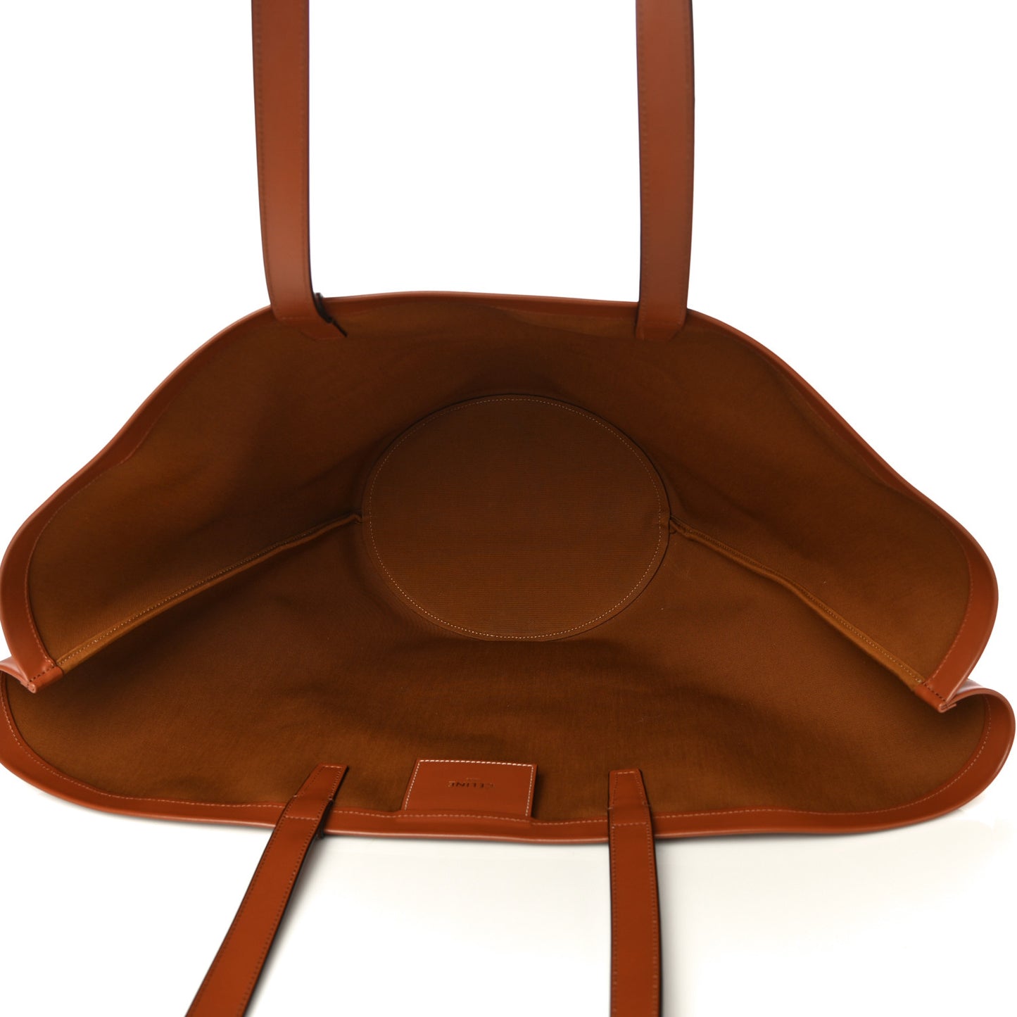 Calfskin Canvas Triomphe Large Couffin White