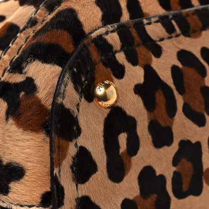 Prada Cavallino Leopard Print Bauletto Sabbia Moro 9 of 13