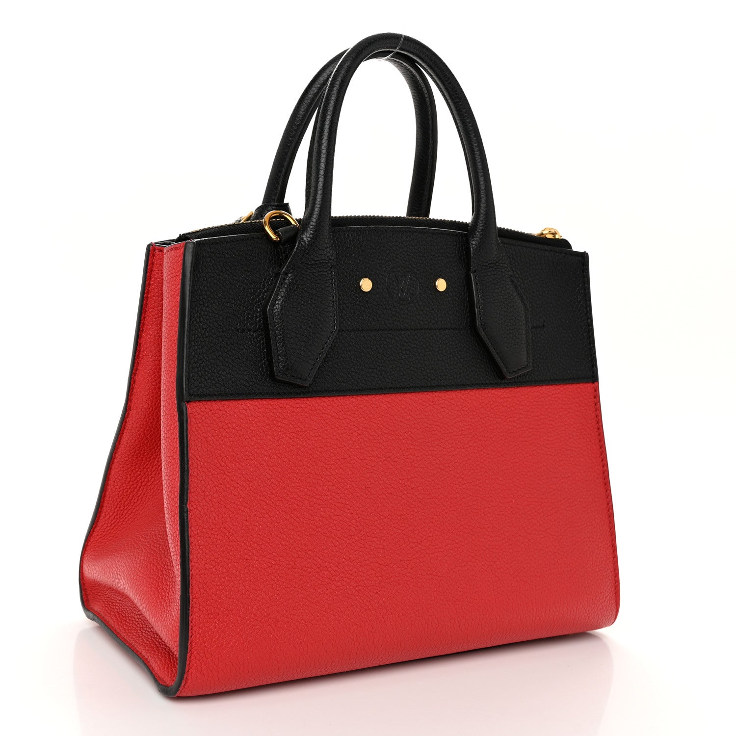 Louis Vuitton Taurillon City Steamer PM Black Rouge 3 of 9