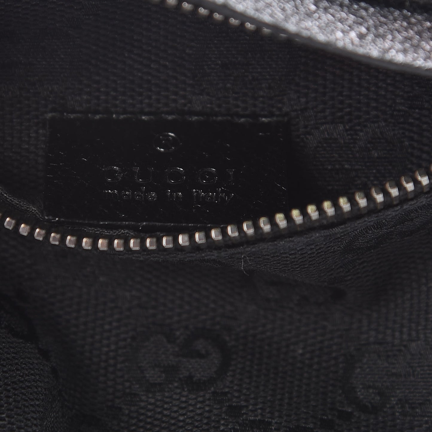 GG Monogram Double Pocket Belt Bag Black