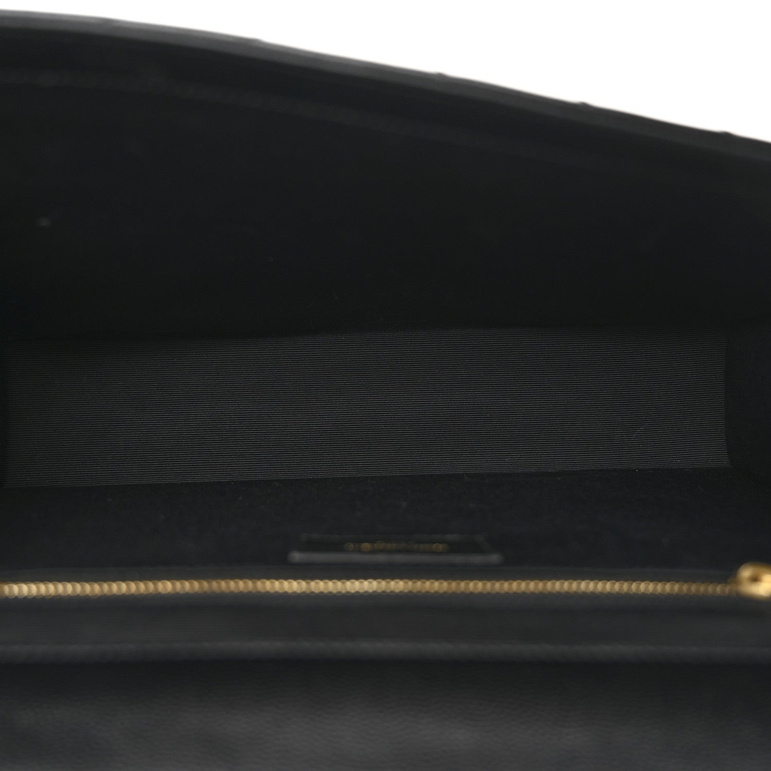 Saint Laurent Grain De Poudre Matelasse Chevron Large Monogram Satchel Black 5 of 13