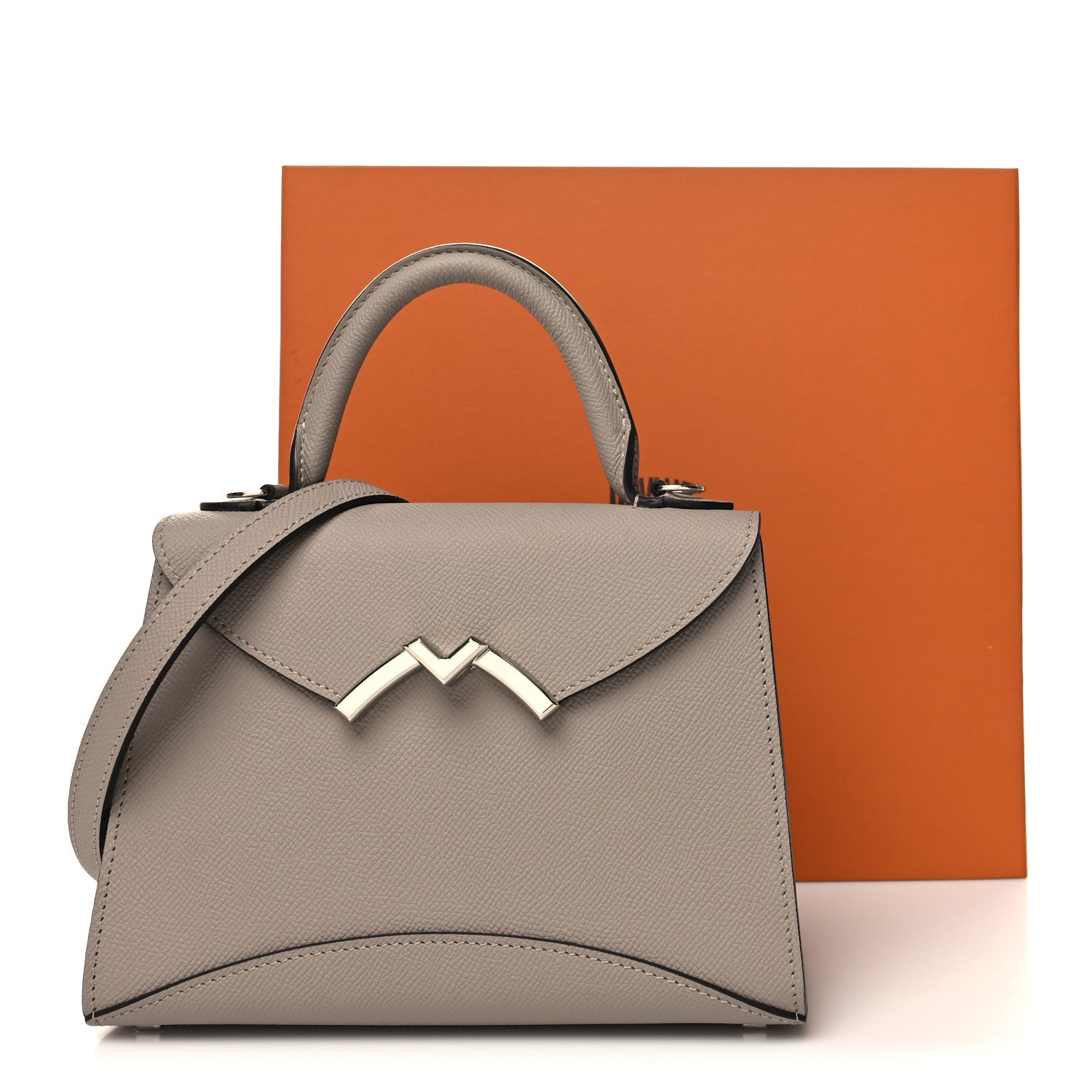 Moynat Carat Calfskin Gabrielle BB Tourterelle 11 of 11