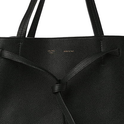 Celine Soft Grained Calfskin Medium Belt Cabas Phantom Black 7 of 13