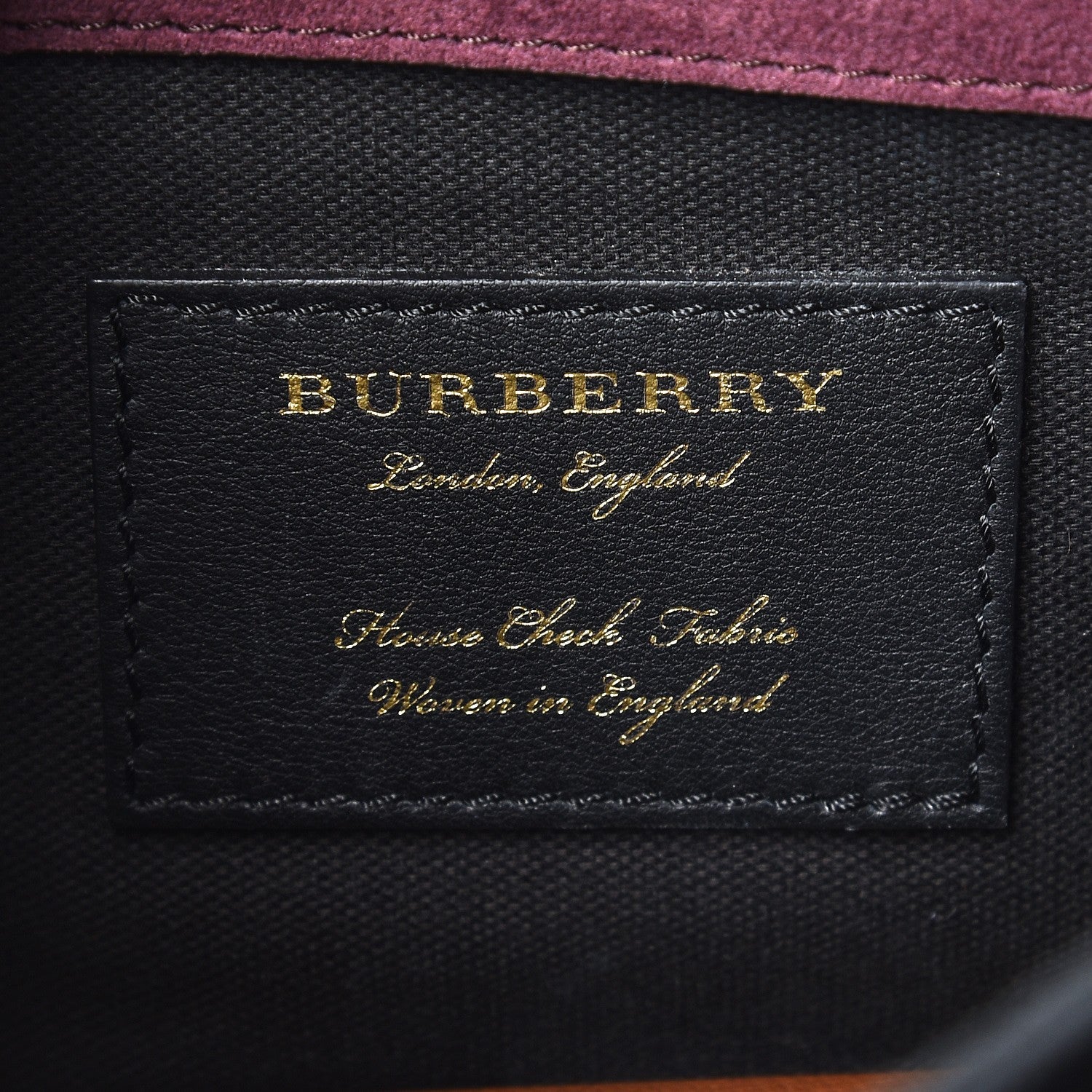 Burberry Derby Calfskin House Check Small Macken Crossbody Bag Tan 6 of 9