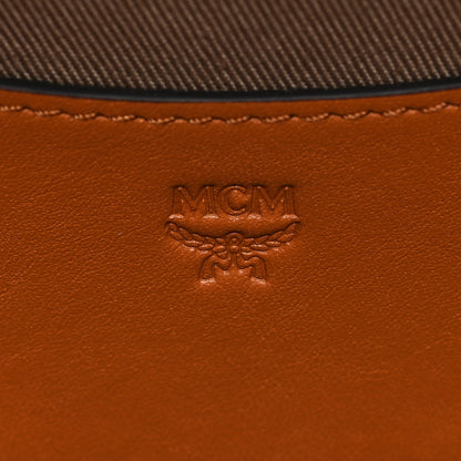 MCM Visetos Tiger Marquage Medium Berlin Crossbody Cognac 5 of 8