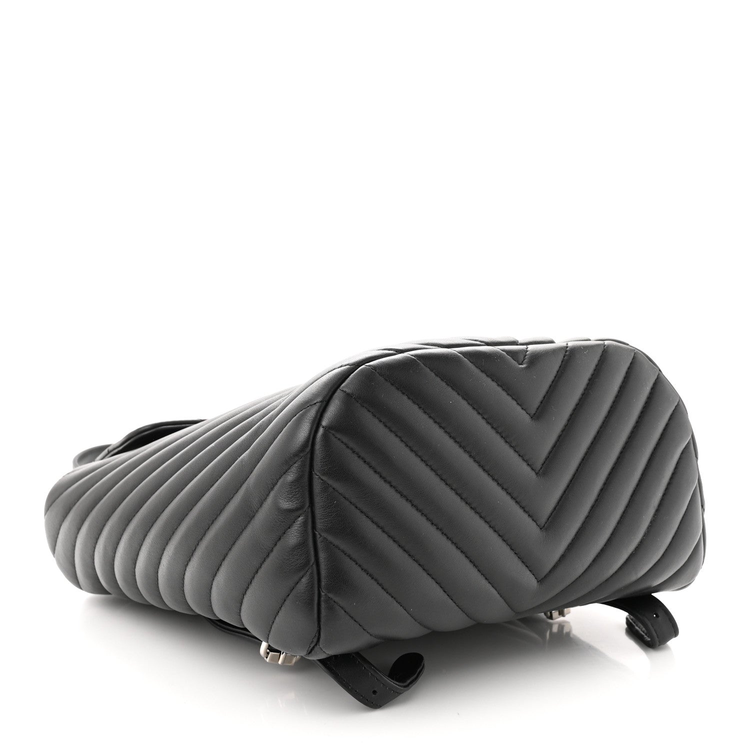 Chanel Lambskin Chevron Quilted Small Urban Spirit Backpack Black 4 of 10