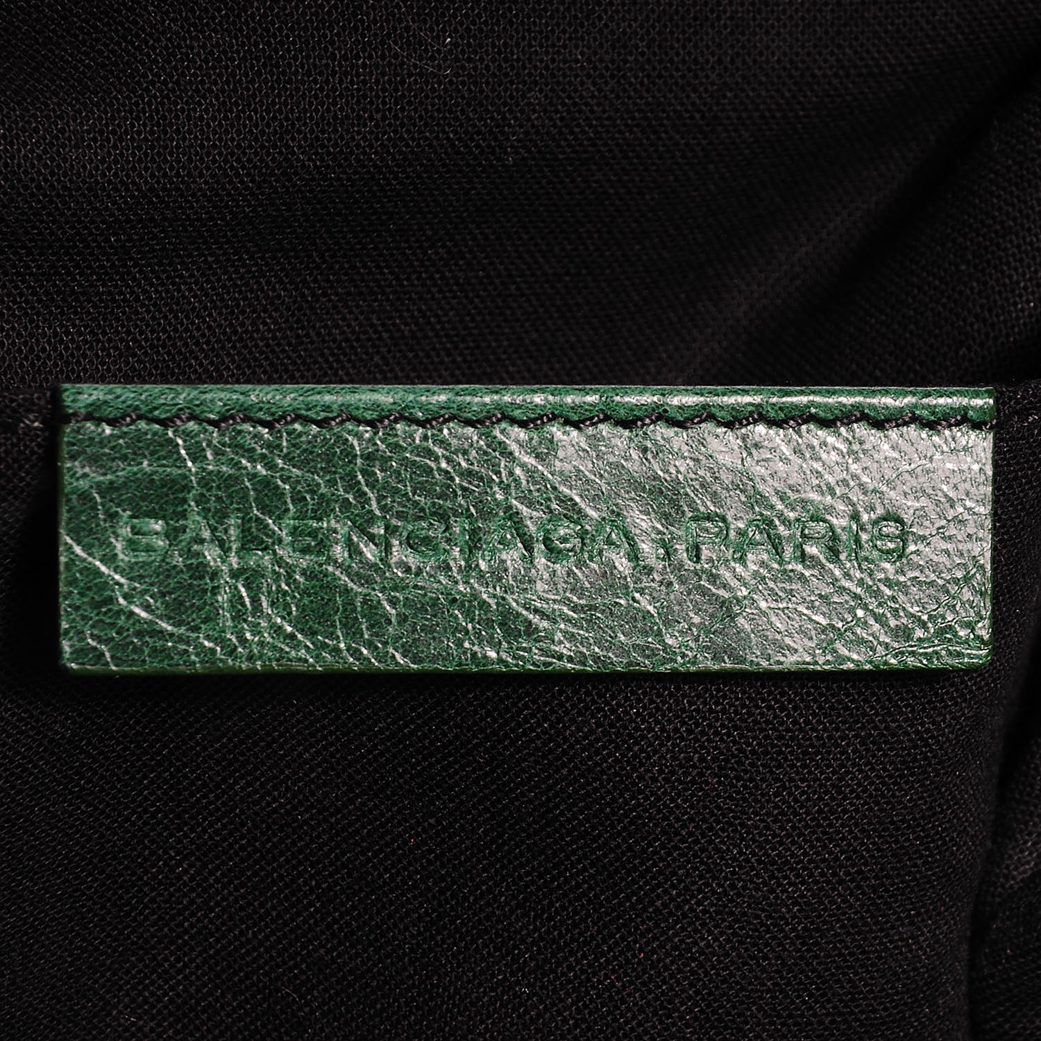 Balenciaga Chevre Small Aumonière Wristlet Emeraude 8 of 11