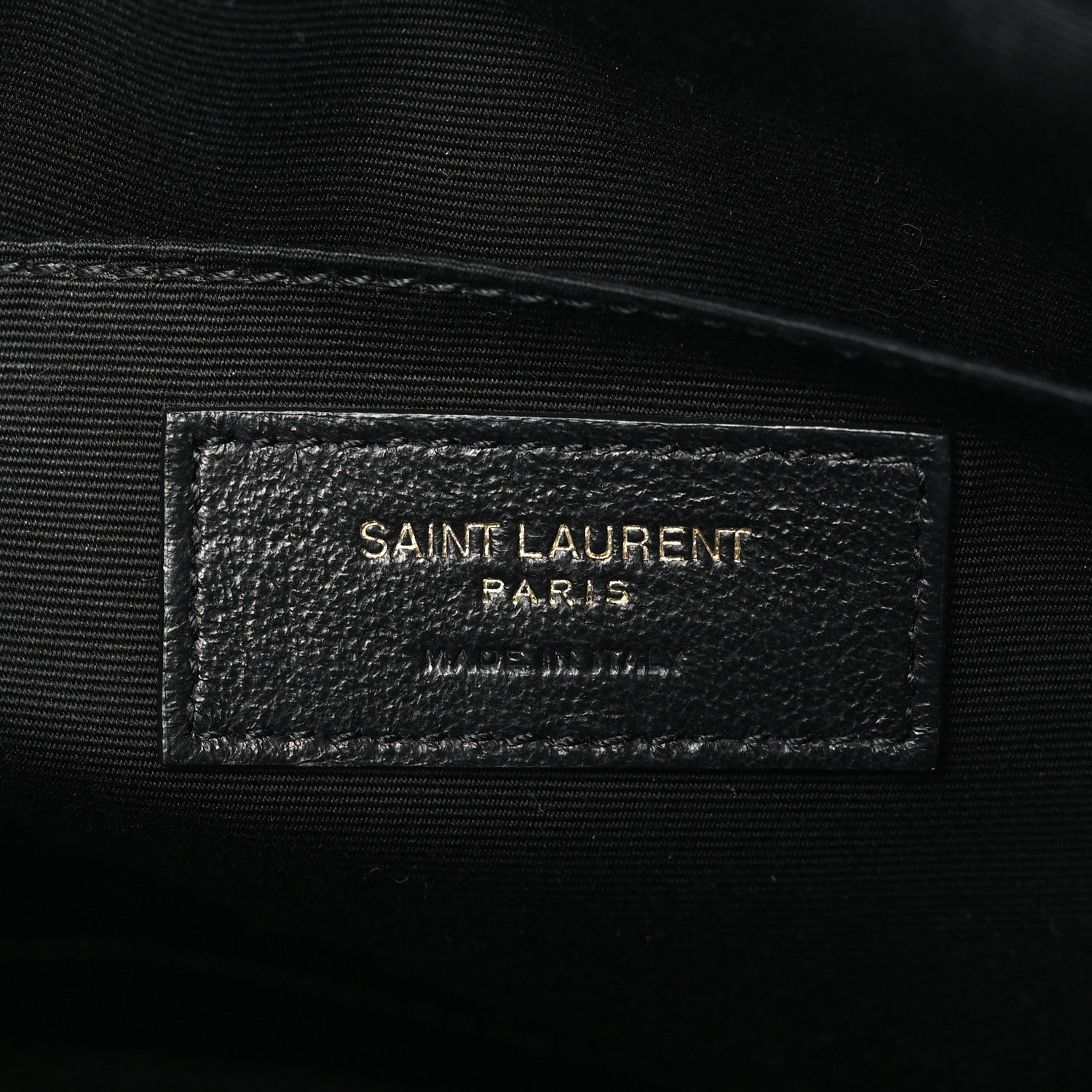 Saint Laurent Calfskin Matelasse Monogram Lou Camera Bag Black 6 of 8