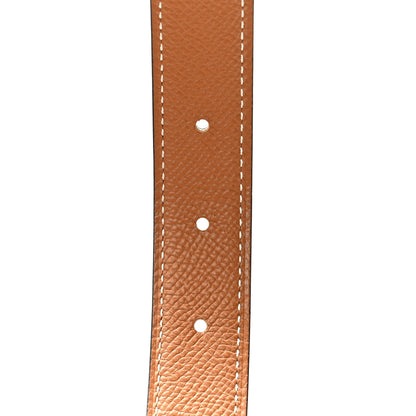 Hermes Swift Epsom 24mm H Torsade Belt 75 30 Black Gold 5 of 5