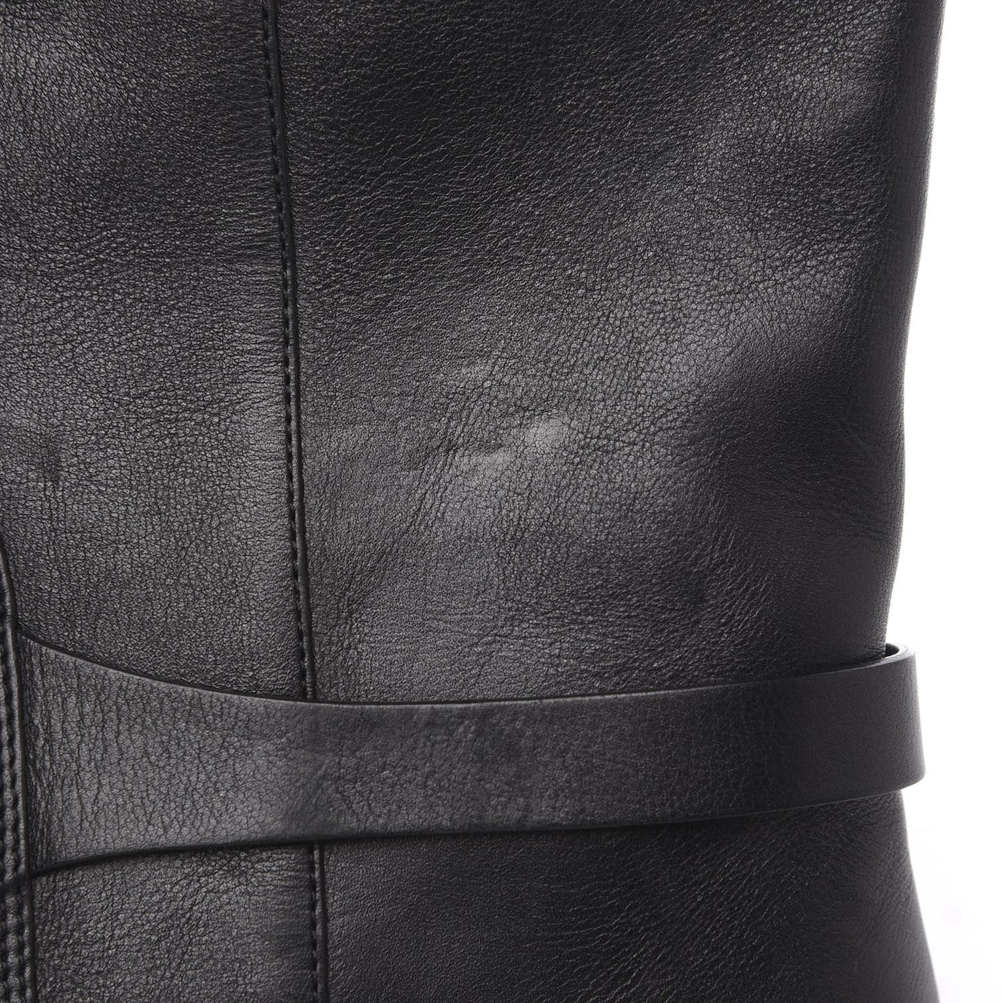 Soft Calfskin Empreinte High Boot 36 Black