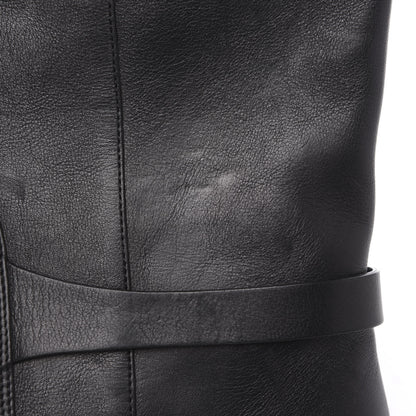 Christian Dior Soft Calfskin Empreinte High Boot 36 Black 11 of 11