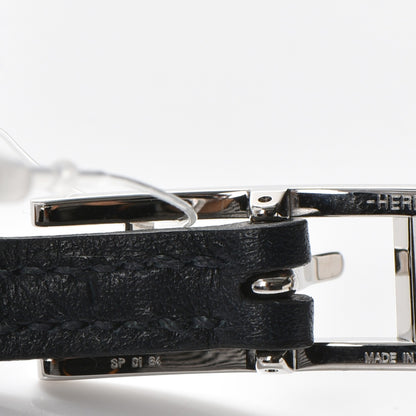 Hermes Swift Hapi 3 MM Triple Tour Bracelet L Bleu Indigo 6 of 6